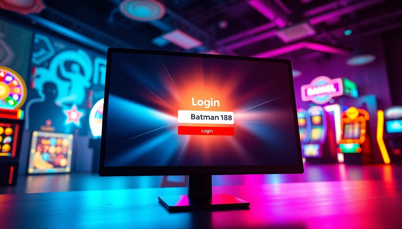 Login batman138 portal on a modern gaming interface with exciting visuals.