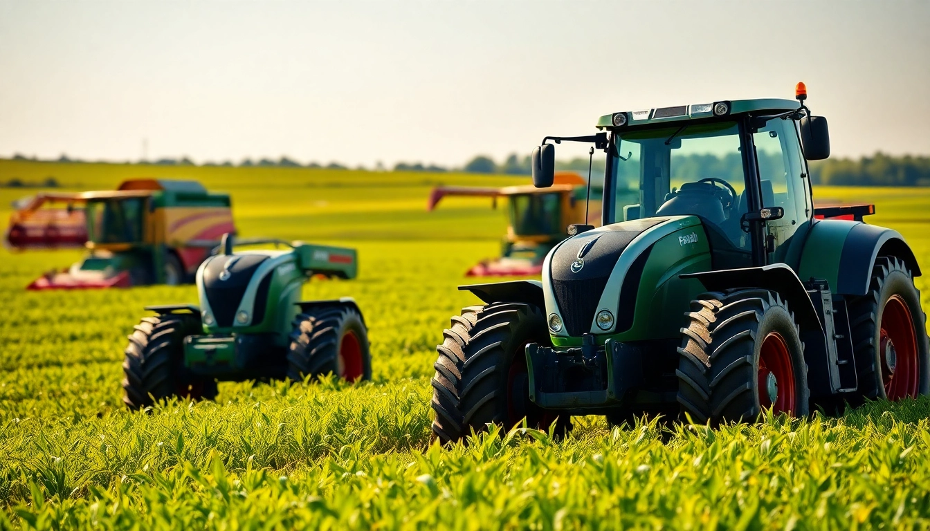 Fendt Traktor in einem lebhaften Feld, das professionelle Landwirtschaft symbolisiert.