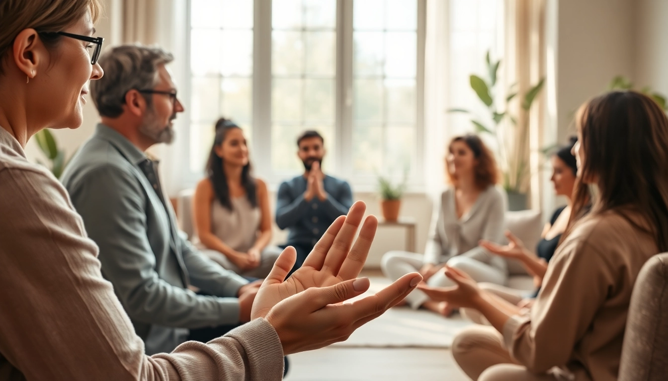 Encourage healing trauma through a professional group therapy session in a calming environment.